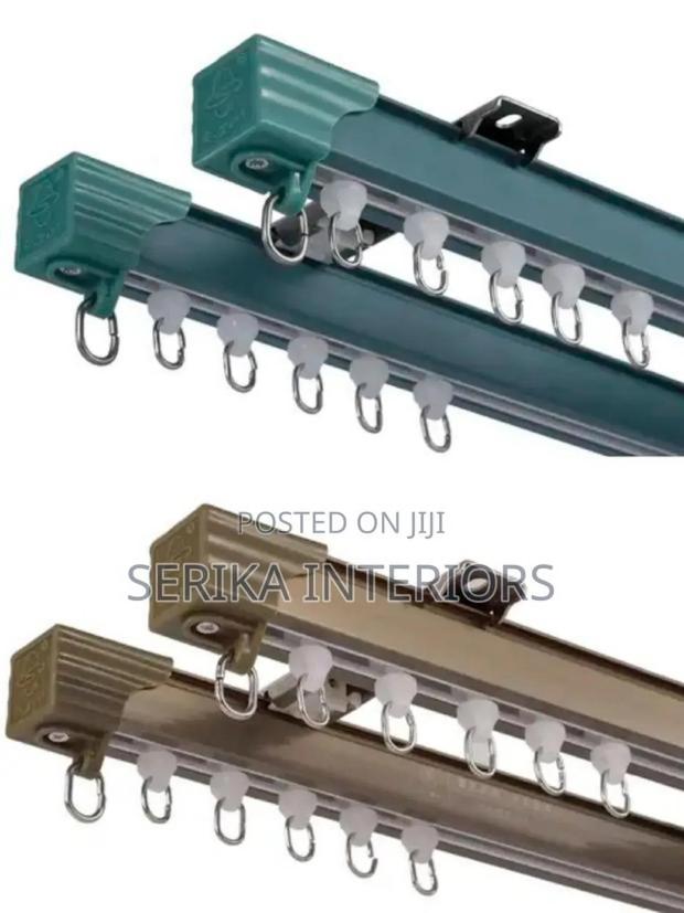 Double Aluminum Curtain Rails Curtain Rails Curtain Rails