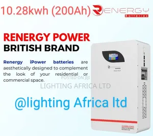 6000 Cycle 10.28kwh/48v (200ah) Lithium Ion Renergy Battery