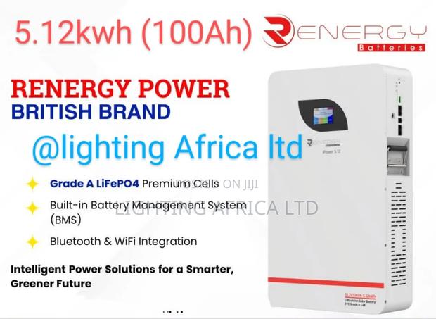 5.12kwh/48v Renergy Lithium Ion Uk Brand Battery