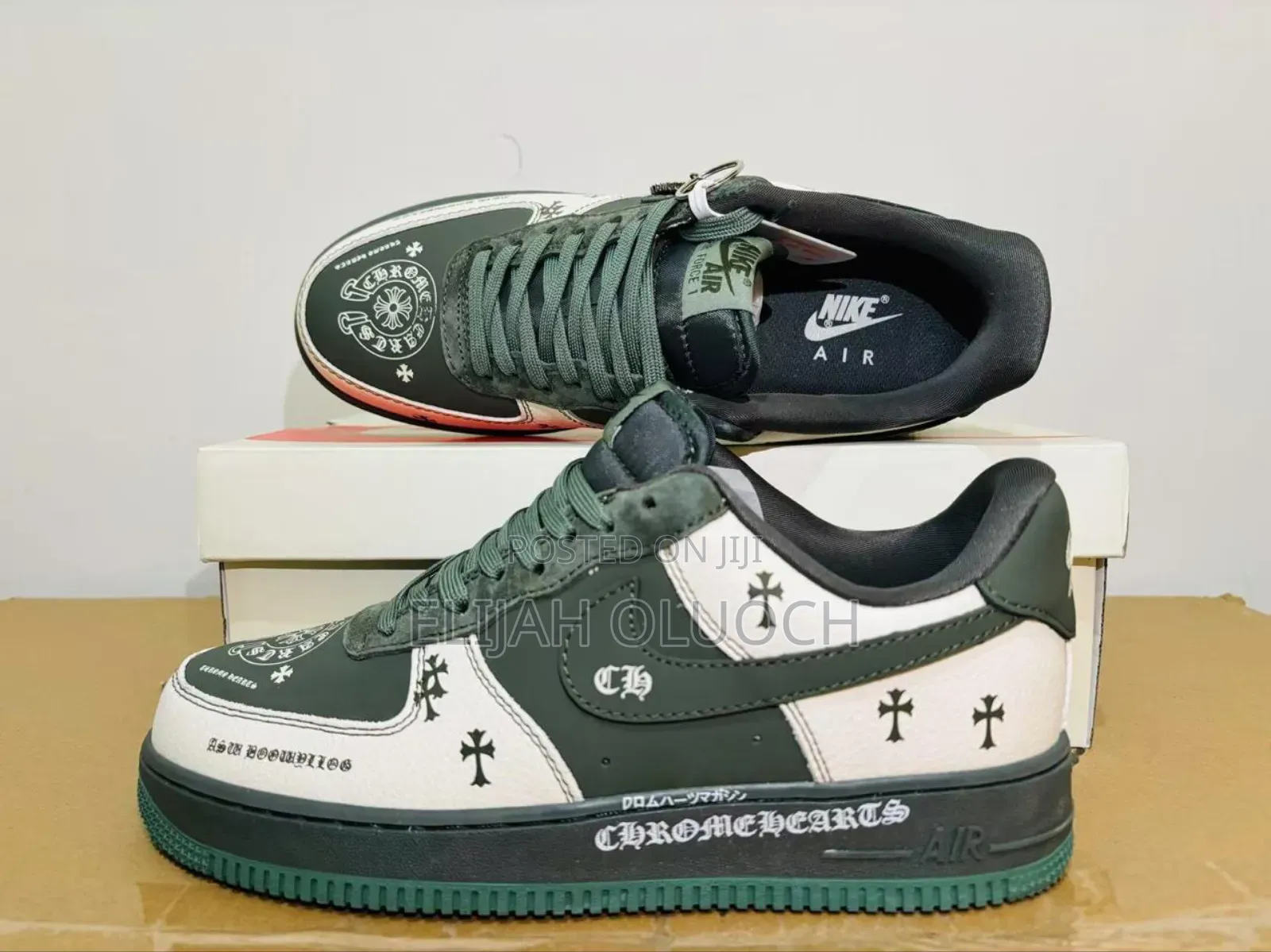 Air Force 1 Customized (Chrome Heart)