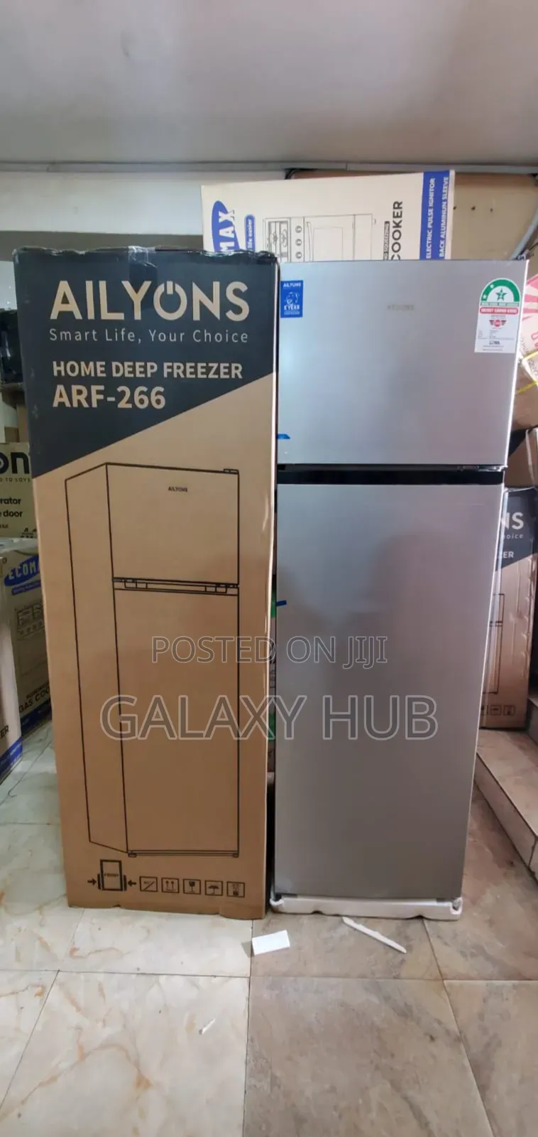 266litres Ailyons Double Fridge .