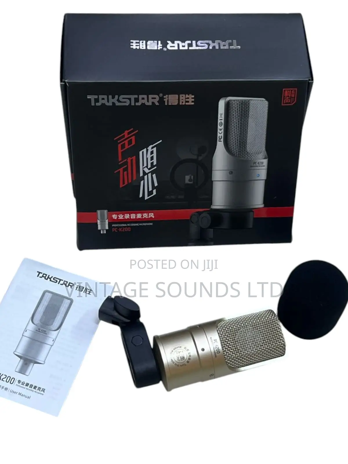 Takstar Unidirectional Condenser Microphone Pc-
