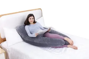 U Shape Pregnancy Pillow Velvet (Exactly as in the Photo)