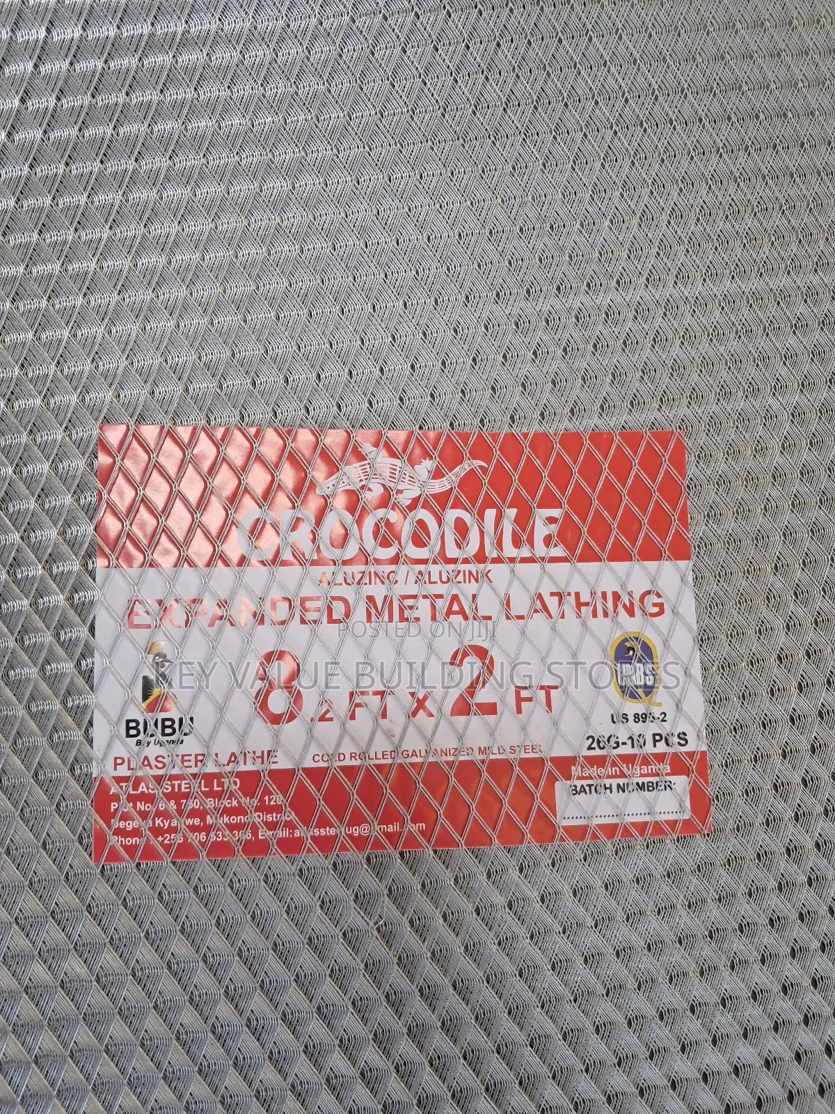 Galvanized Expanded Metal Mesh 2ft by 8ft