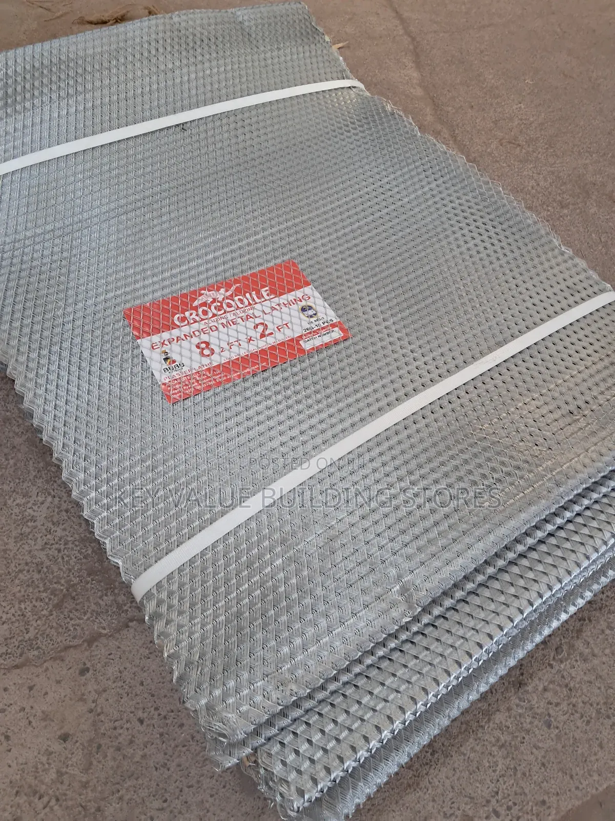 Galvanized Expanded Metal Mesh 2ft by 8ft
