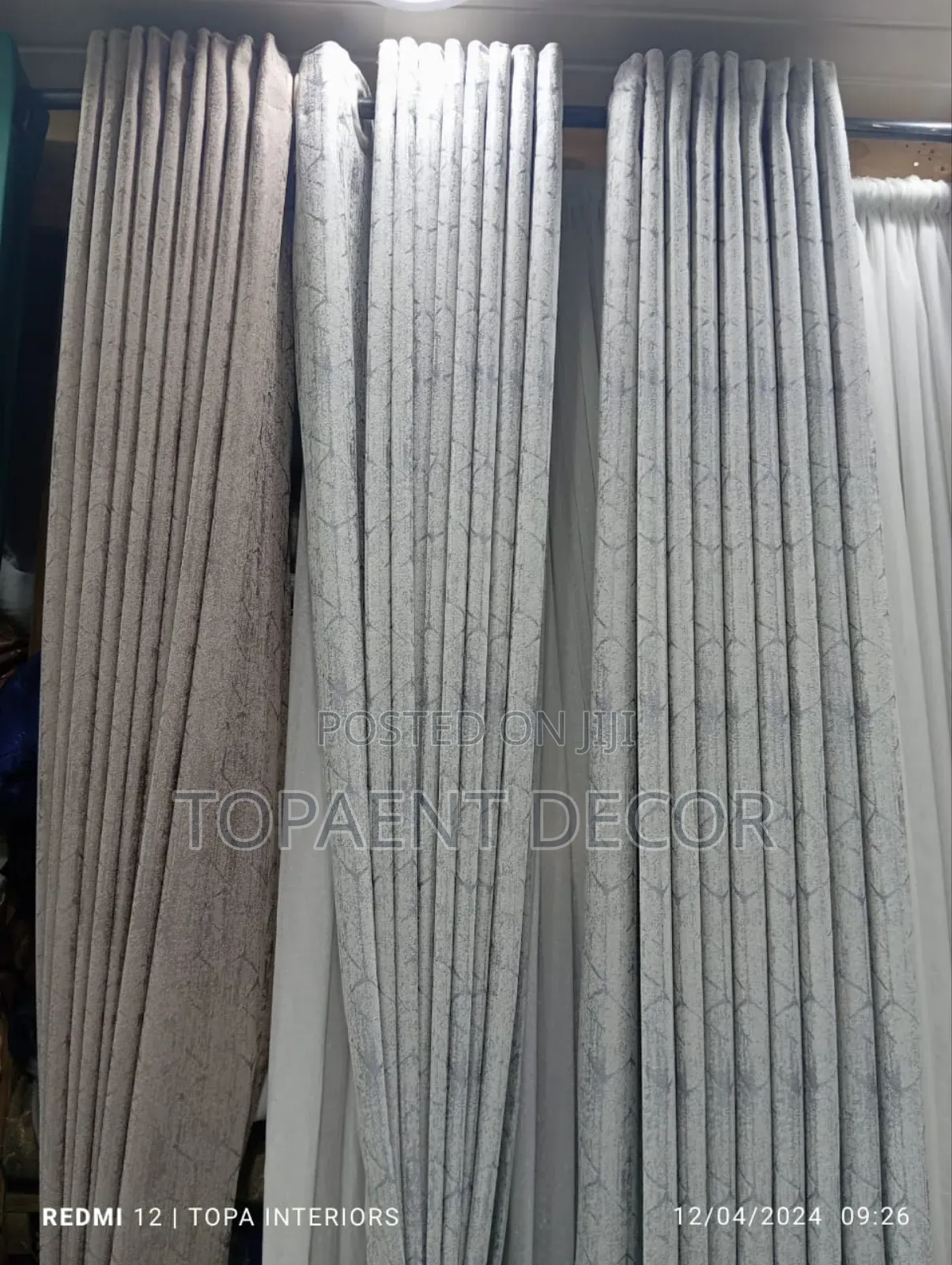 Heavy Material Glam for Window Curtains