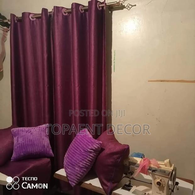 Machine Washable Window Blossoming Eyelates Curtains
