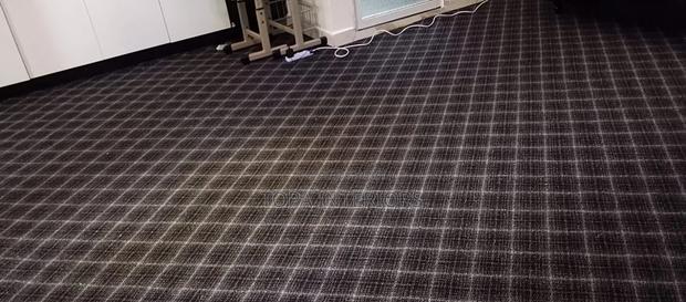 Checkered Office and Home Flooring Wall to Wall Carpets - main view