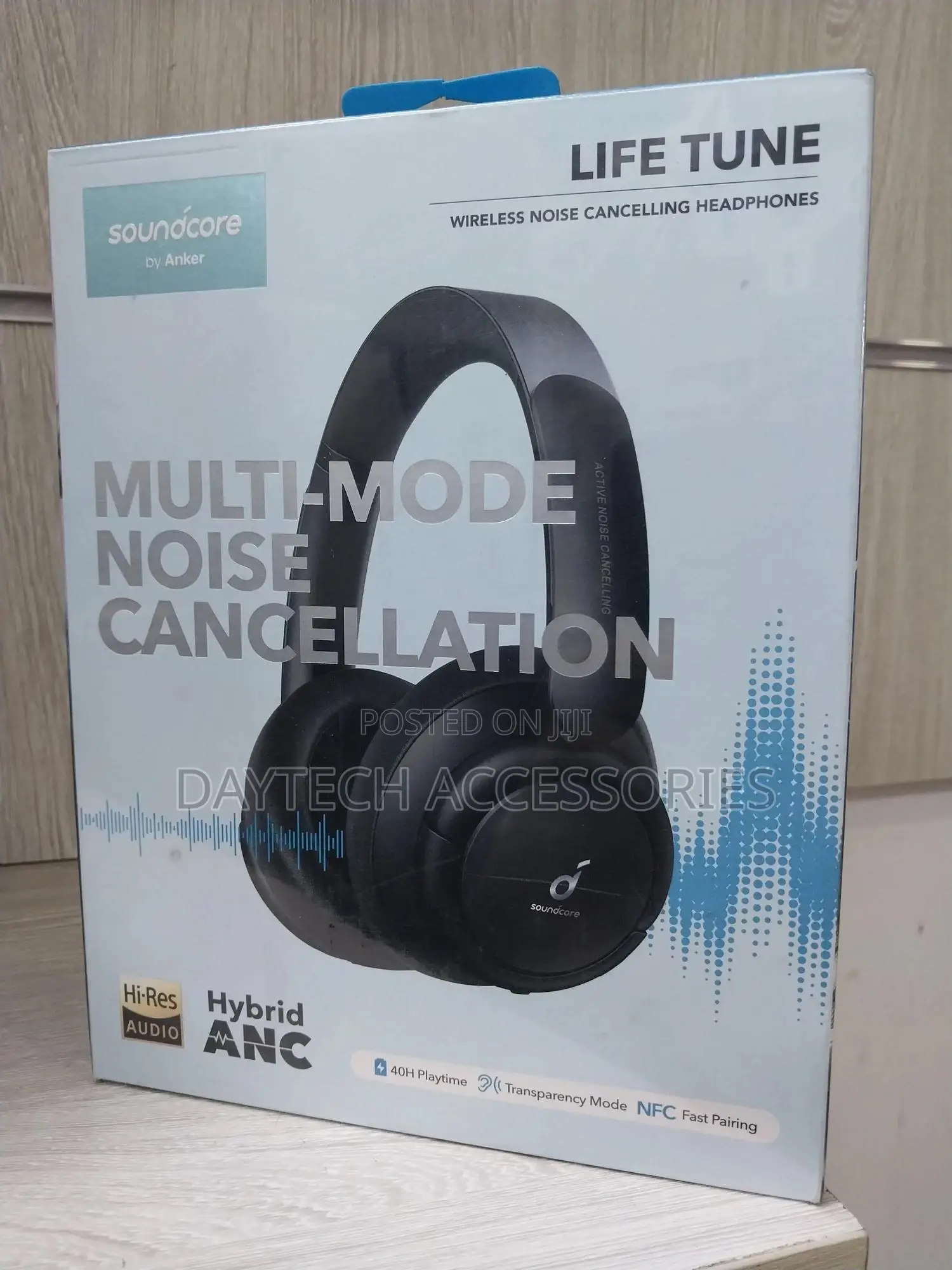 Anker Soundcore Life Tune Wireless Anc Headphones Black