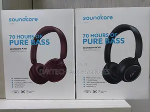 Soundcore H30i Wireless on-Ear Headphones 70h Play Pure Bass