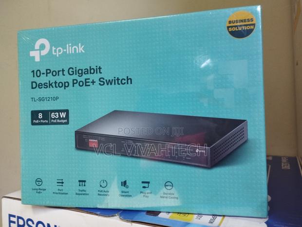 Tp-Link 10-Port Gigabit Desktop Switch With 8-Port Poe+