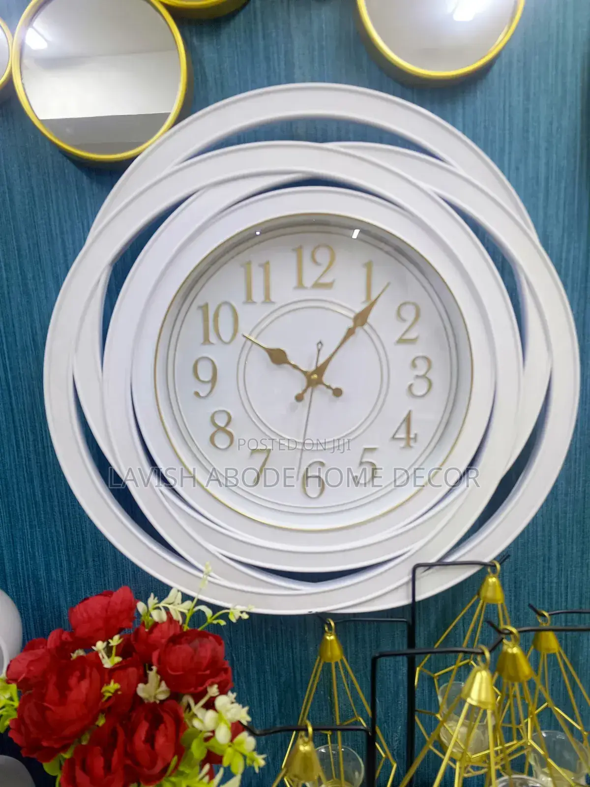 Stylish White Wall Clock