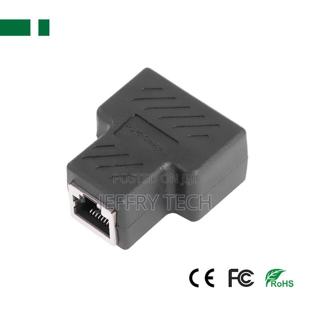 CRJ-B1 1 to 2 Rj45 Ethernet Network Splitter Connector