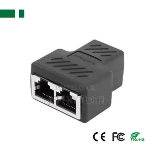 CRJ-B1 1 to 2 Rj45 Ethernet Network Splitter Connector