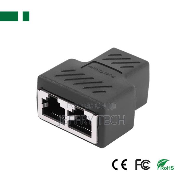 CRJ-B1 1 to 2 Rj45 Ethernet Network Splitter Connector - thumbnail 2