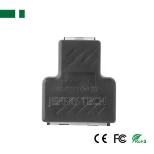 CRJ-B1 1 to 2 Rj45 Ethernet Network Splitter Connector