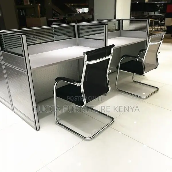 Office Chair: Upholstered Low-Back Guest Mesh Studio Chair