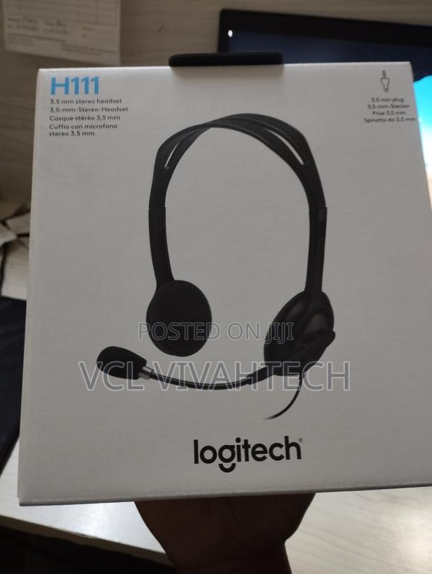 Logitech H111 Black (3.5mm Jack) Stereo Headphone - main view