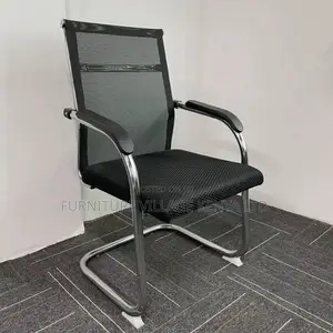 Office Chair:Medium Back Breathable Mesh Studio Guest Seat