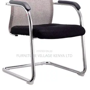 Office Chair:Medium Back Breathable Mesh Studio Guest Seat