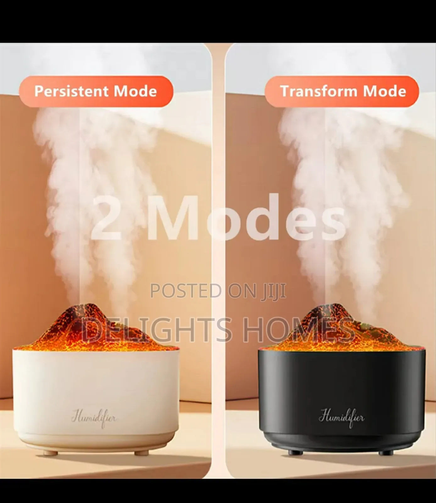 Ultrasonic Volcano Like Humidifier With Remote Control-Alp
