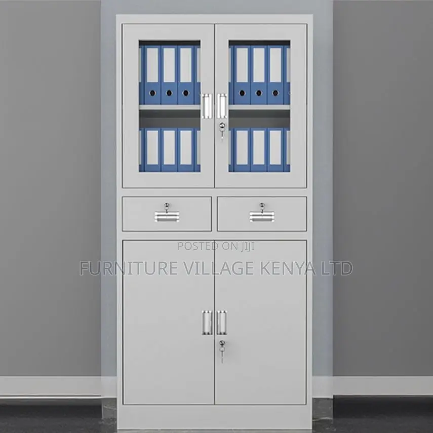 Cabinets: Office Heavy-Duty 2-Door Metal Utility Cabinet