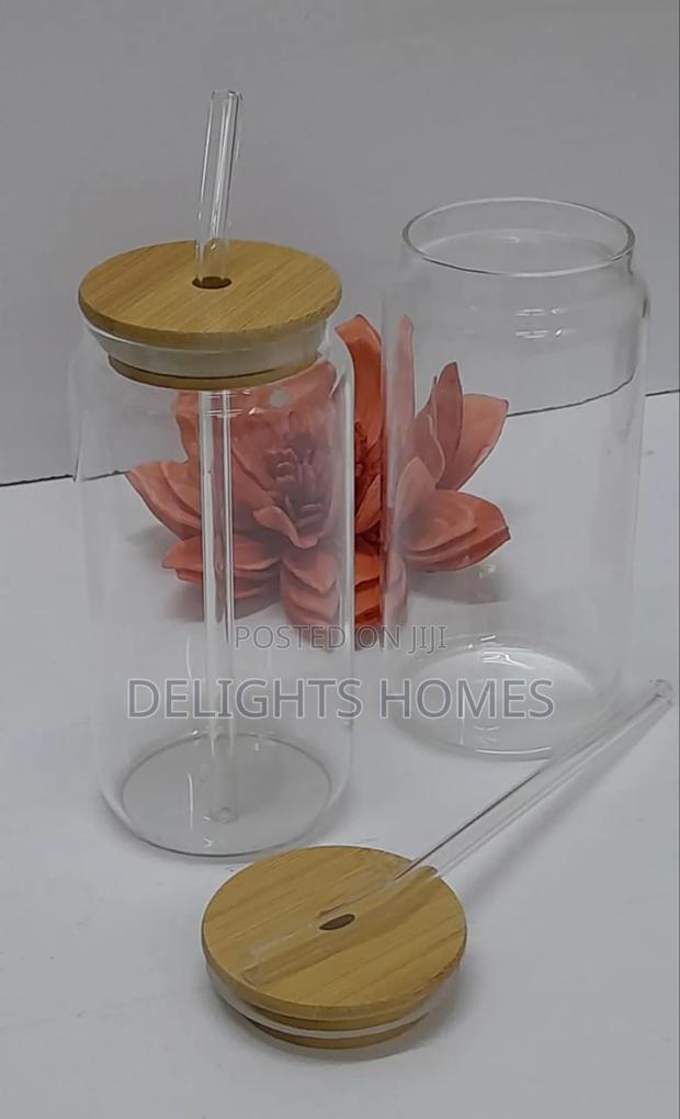 470ml Transparent Glass Cup-Alp - main view