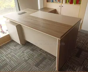Office Desk:160cm Ergonomic L-Desk for Office Executives