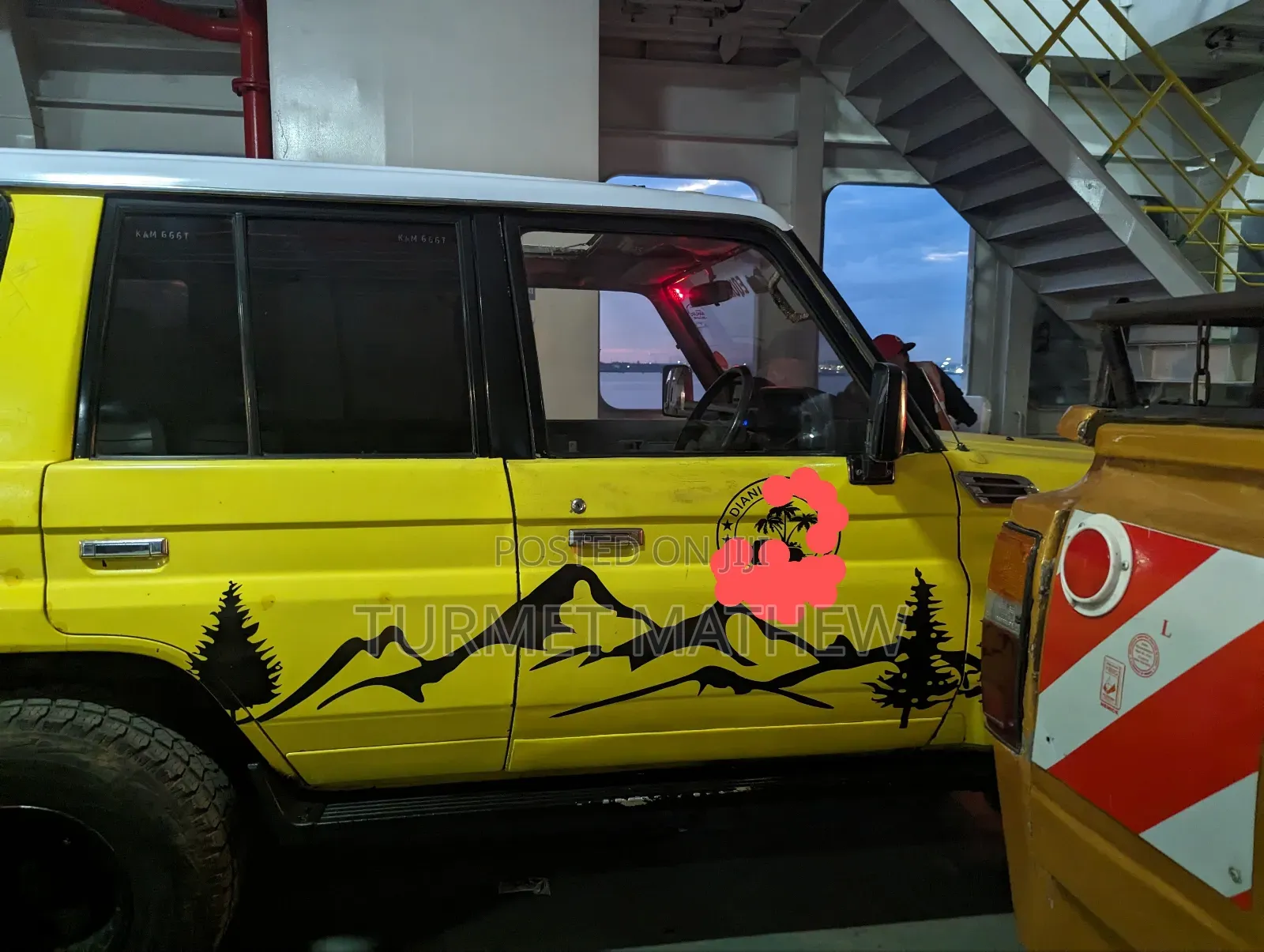 Toyota Land Cruiser Prado 3.0 D 1990 Yellow