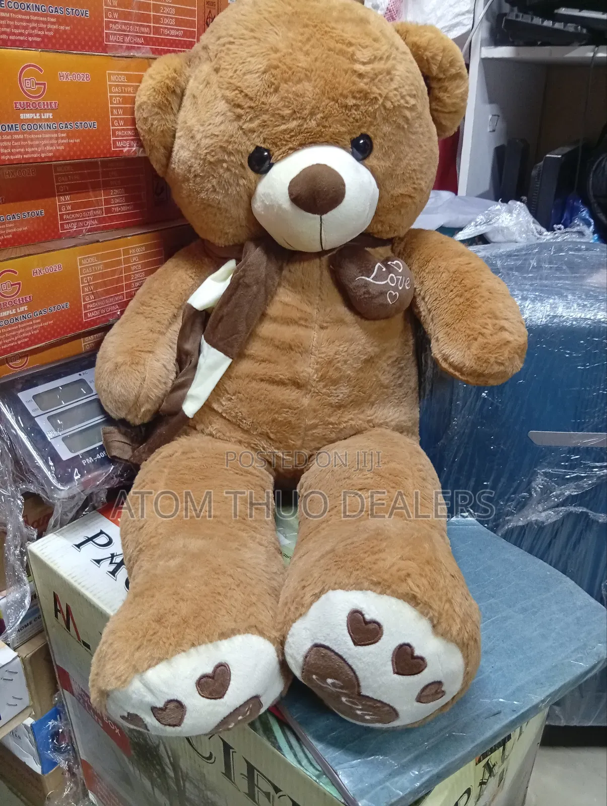 New Brown 100cm Teddy Bear