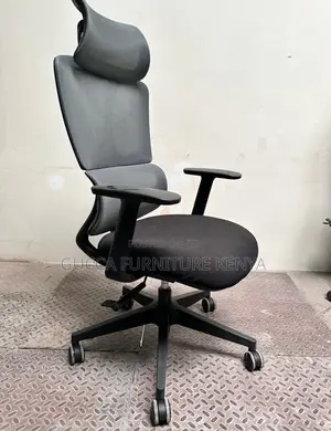 Office Chair: Office High Back Ceo Mesh Chair-Fixed Arms