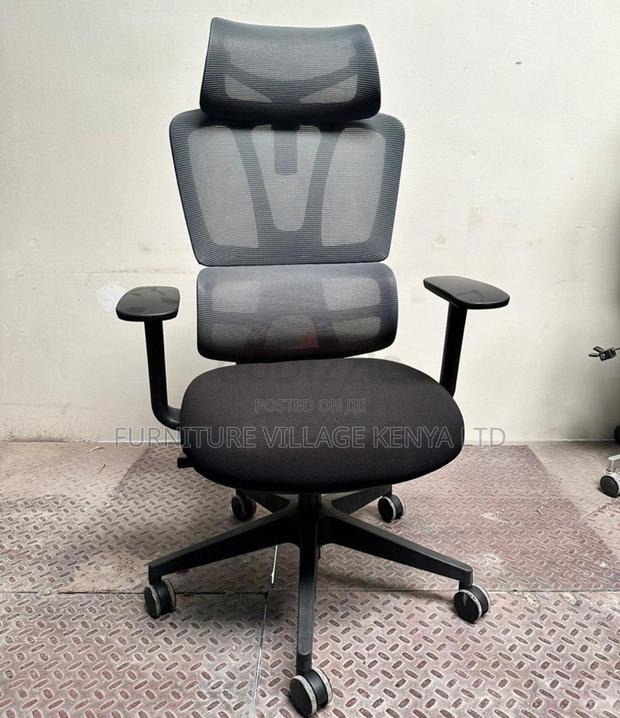 Office Chair:Leadership Series High Mesh Fixed Office Chair - main view