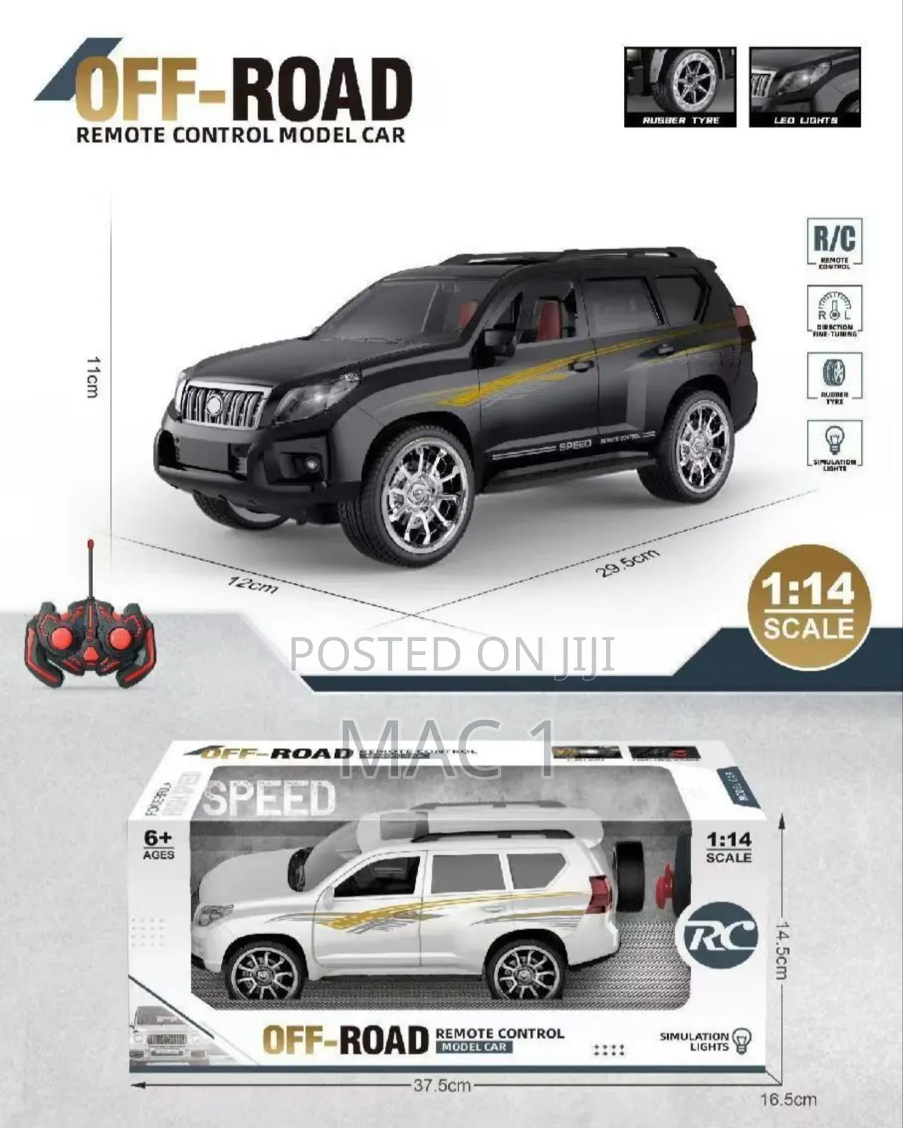 Tx Toy Car Prado Remote Controlled Suv Truck