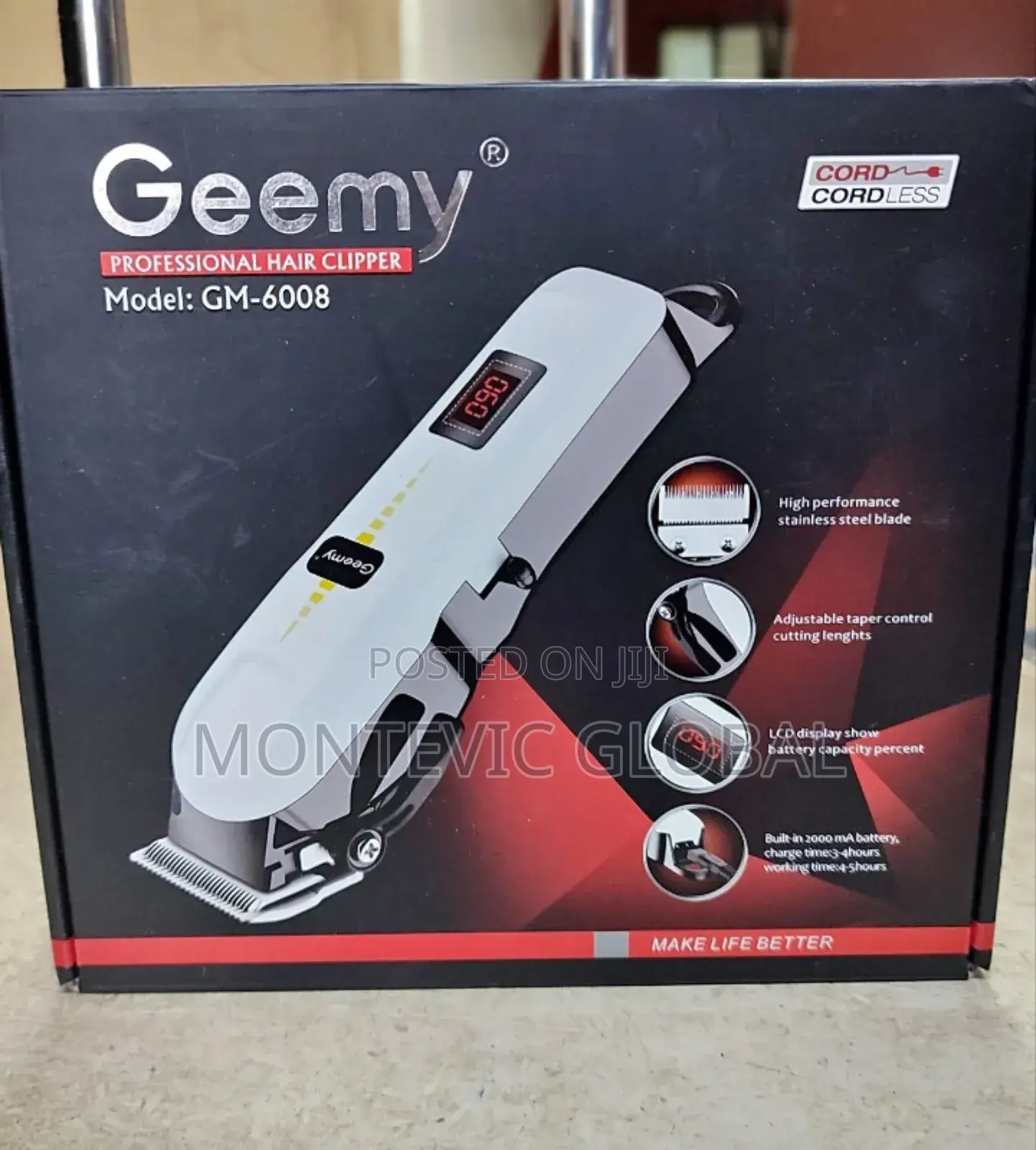 Geemy Cordless Shaving Machine