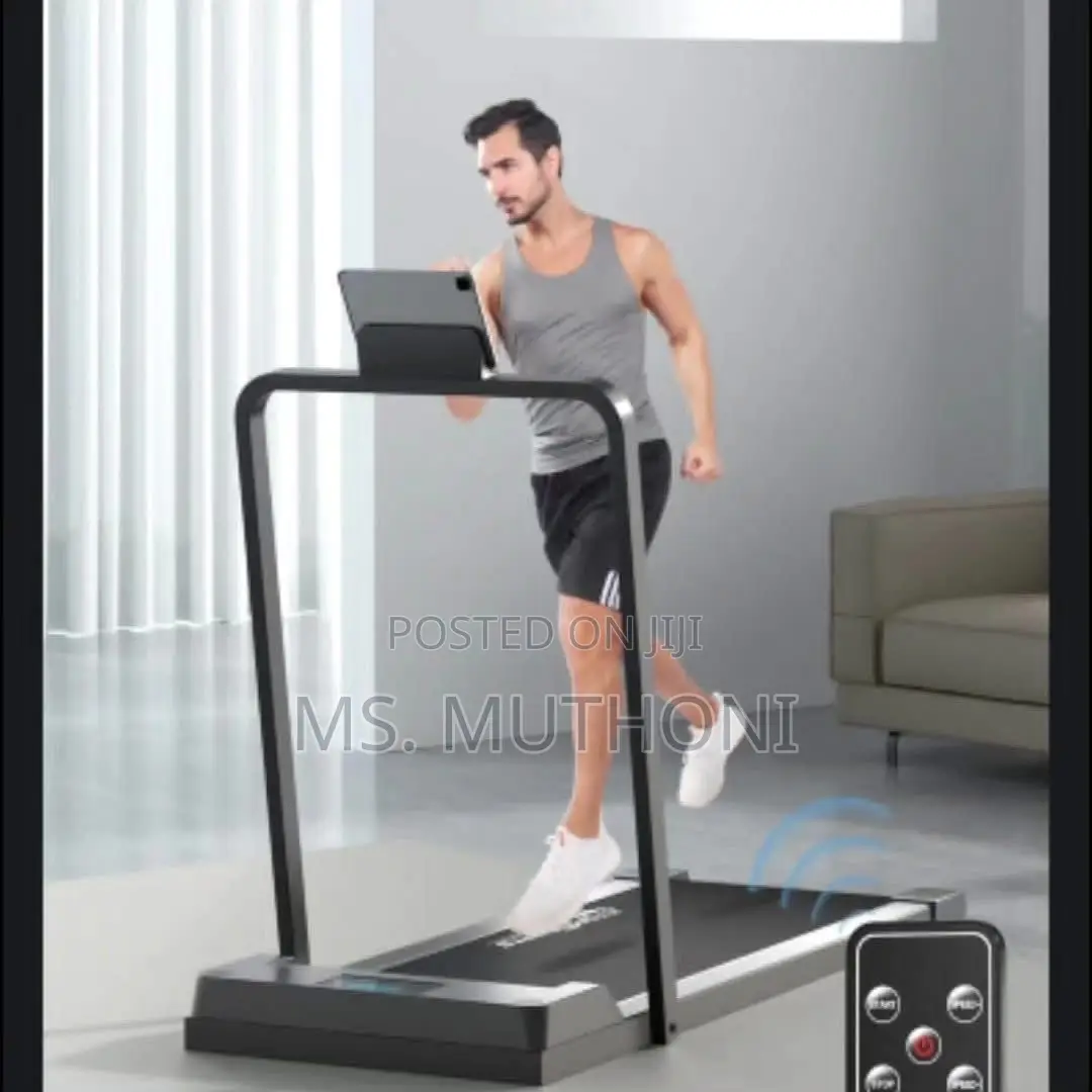 Foldable Walking Pad/Treadmill With Foldable Handle Bars