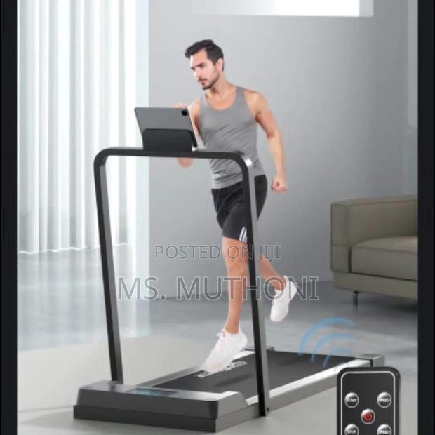 Foldable Walking Pad/Treadmill With Foldable Handle Bars