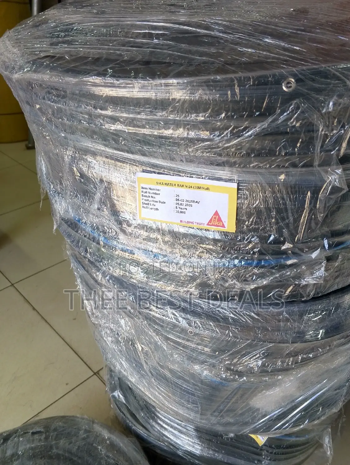 Heavy Duty Black Waterbar V24 30mtrs