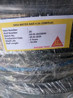 PVC Waterstop/Waterbar V24 (30mtrs)