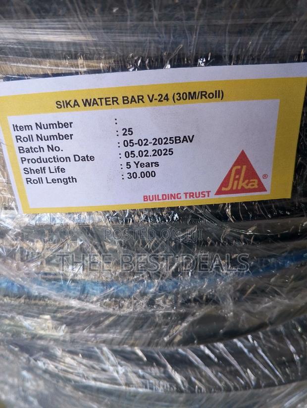 PVC Waterstop/Waterbar V24 (30mtrs)