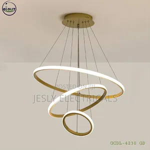 Led 3-Ring Chandelier