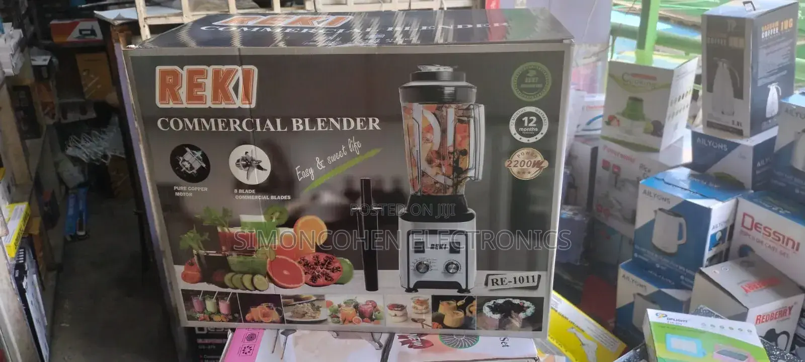 Reki Commercial Blender, Total Copper Motor.