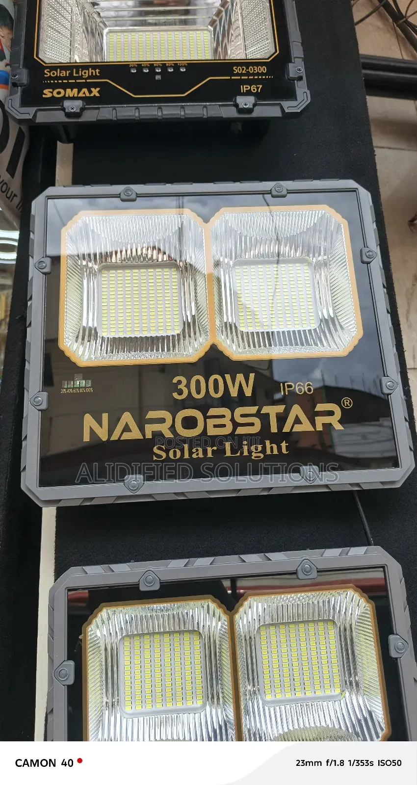 300w Narobstar Solar Floodlight