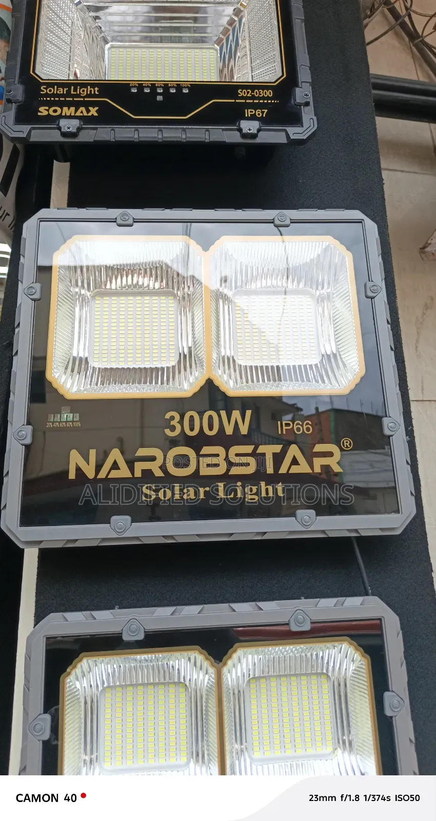 300w Narobstar Solar Floodlight
