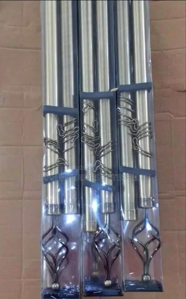 Antic Green 2 M Double Curtain Rods - main view