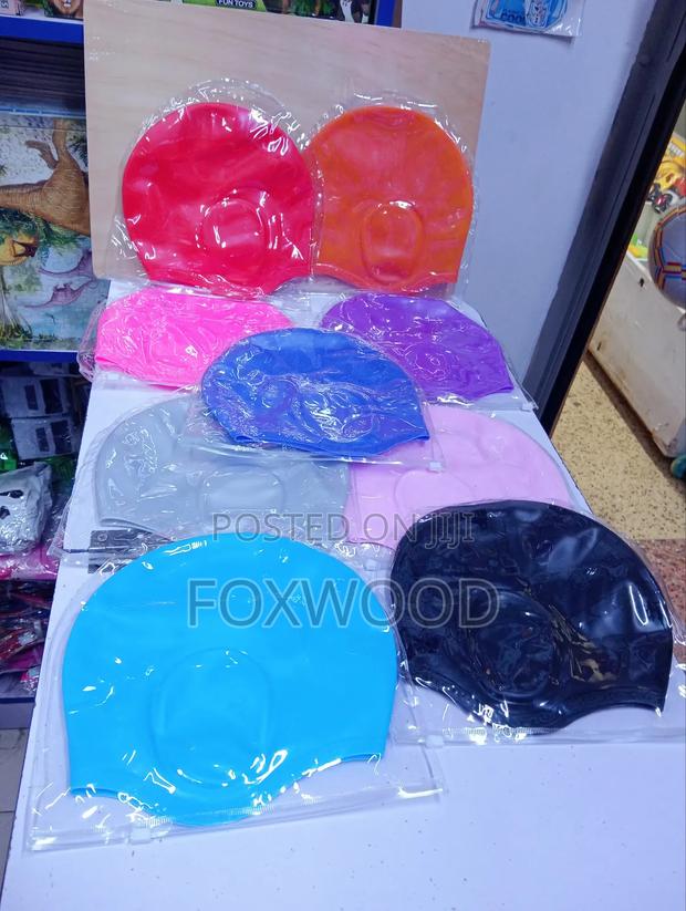 Silicone Ear Protection Silicone Swimming Caps - thumbnail 3