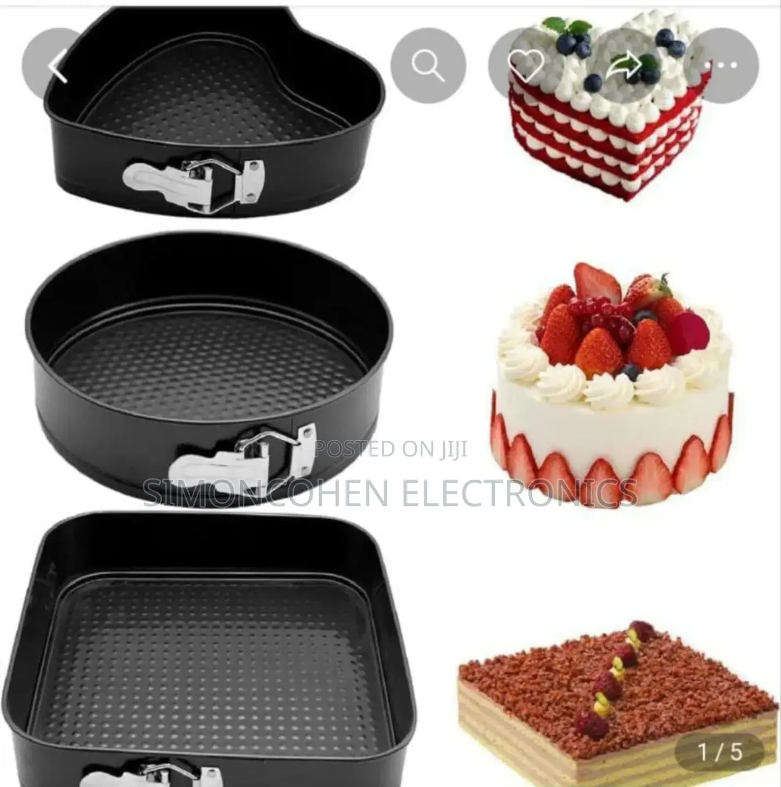 3pcs Baking Tins Set