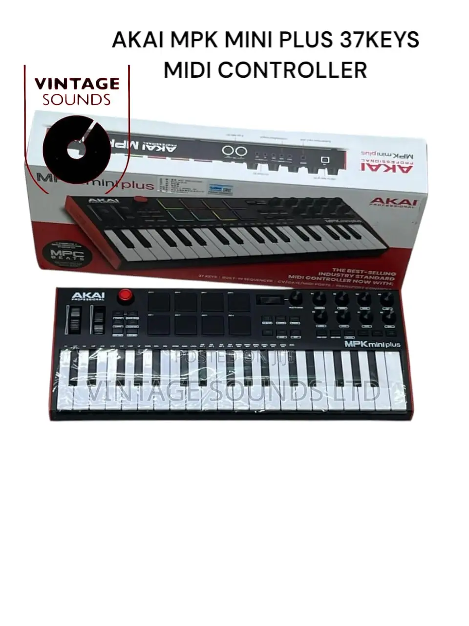Akai MPK Mini Plus 37-Key Gen 2 Dynamic Keybed