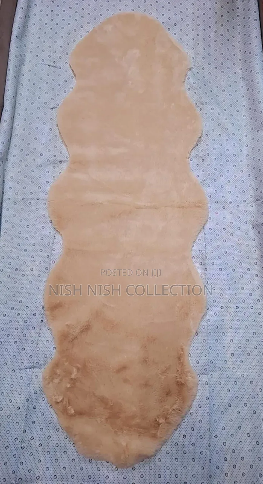 Ultra Soft Rabbit Fur Carpet Bedside Mat