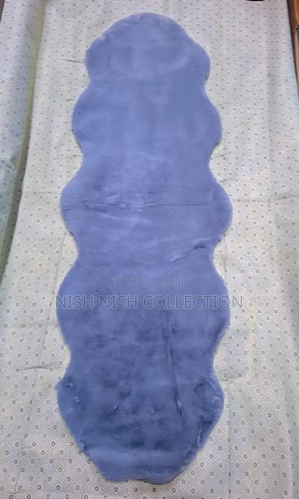 Ultra Soft Rabbit Fur Carpet Bedside Mat