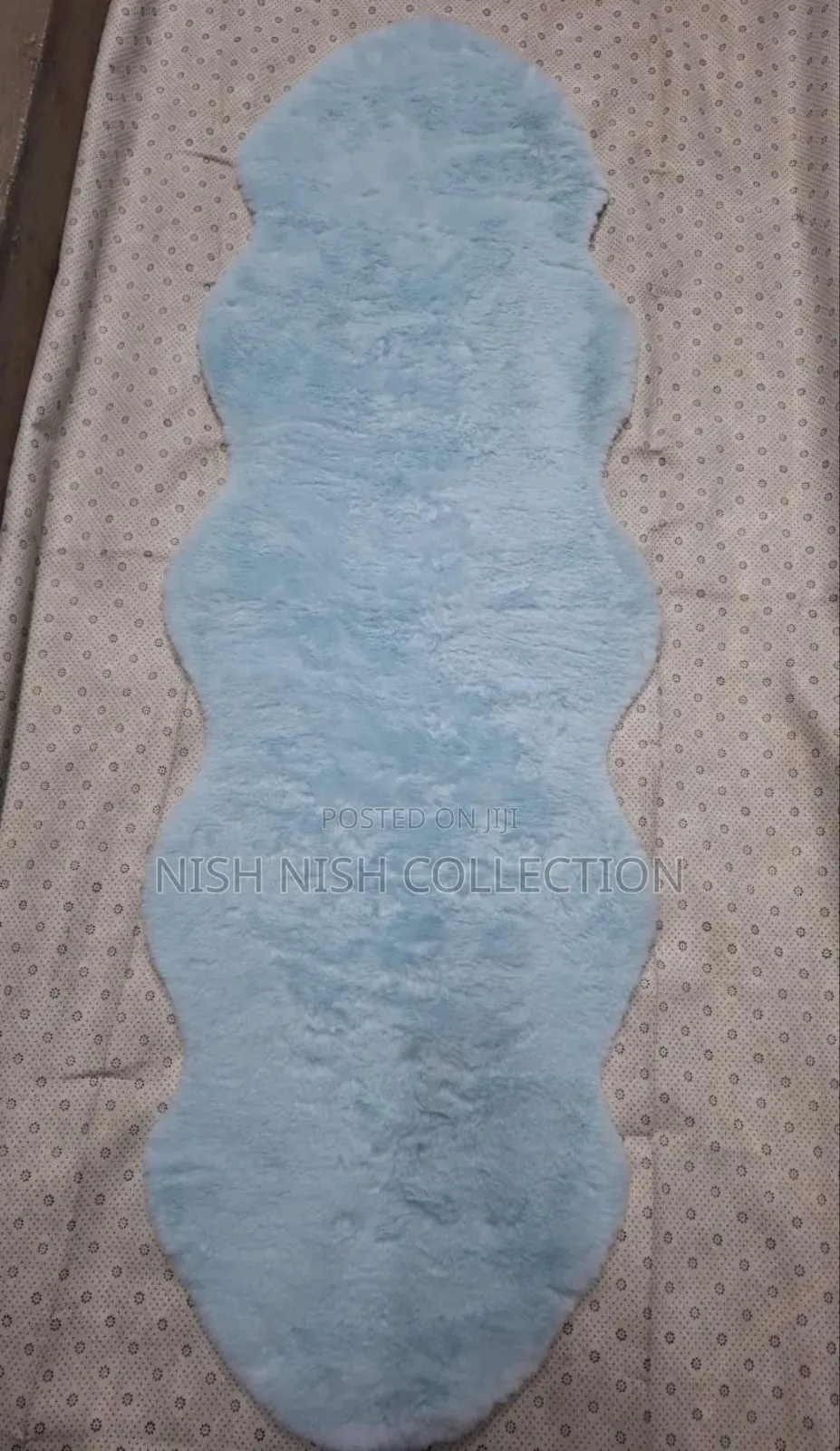 Ultra Soft Rabbit Fur Carpet Bedside Mat